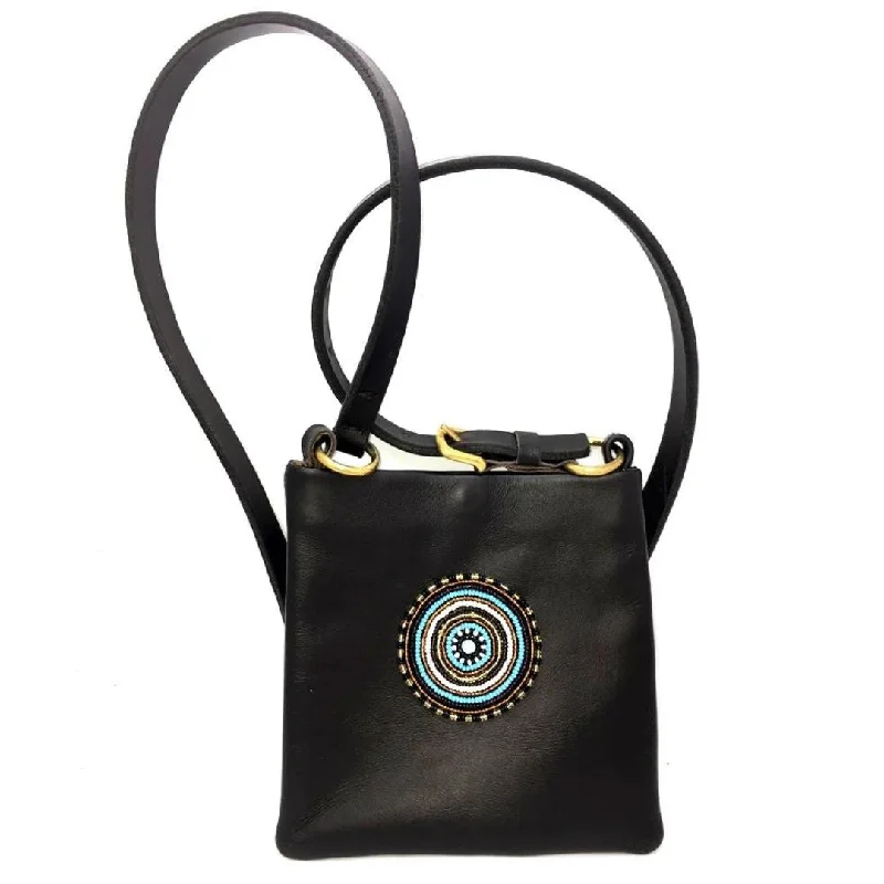 - ​​Pet toys under    yuanLuxury Leather Beaded Dog Walking Bag - Sky Beading