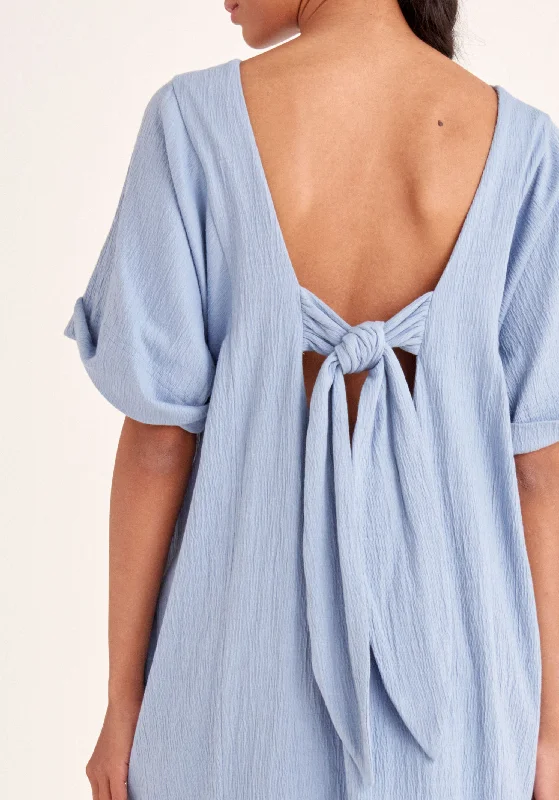 - Air box TSA certified check-inRelaxed Fit Dress with Back Tie