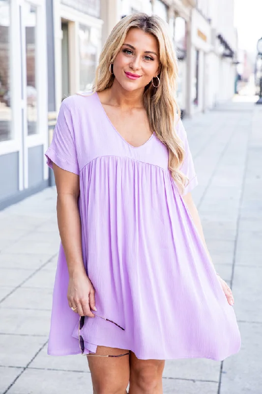 Call You Over Lavender Romper Dress FINAL SALE