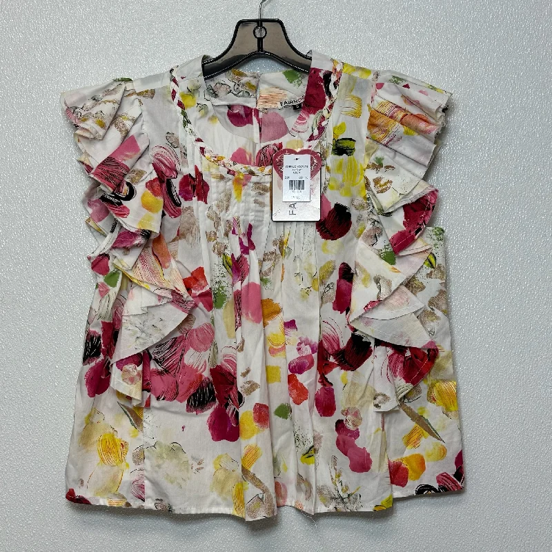 Top Sleeveless By Clothes Mentor In Floral, Size: S